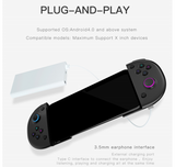 Framonics Type-C USB C Mobile Gaming Controller (gamepad tipo c)with a headphone jack